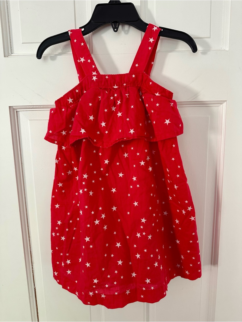 Baby GAP Red Star Print Sundress with Ruffle Front — 4th of July
